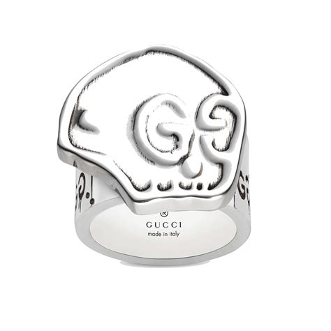 gucci skull ring silver price